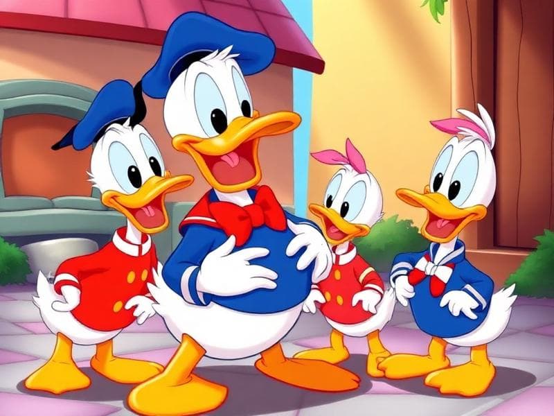 Kalle Anka - Sagorpussel för barn